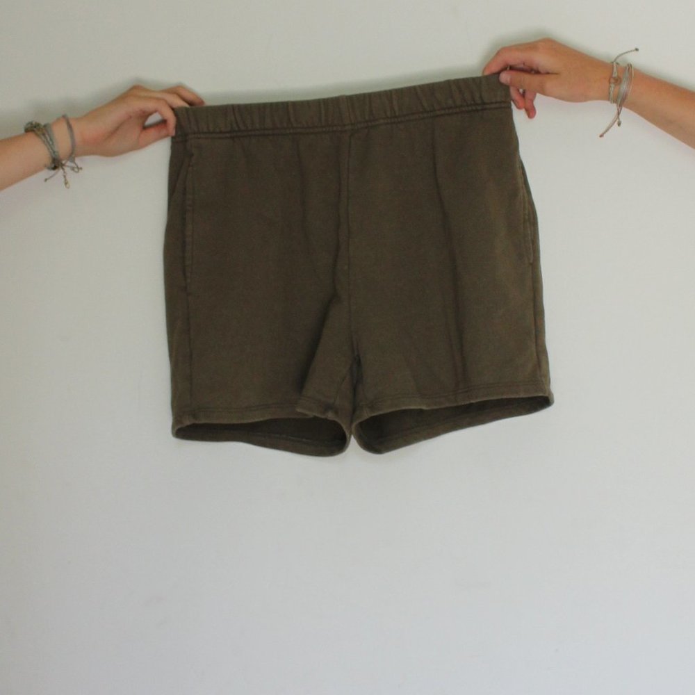 good american sweat-shorts